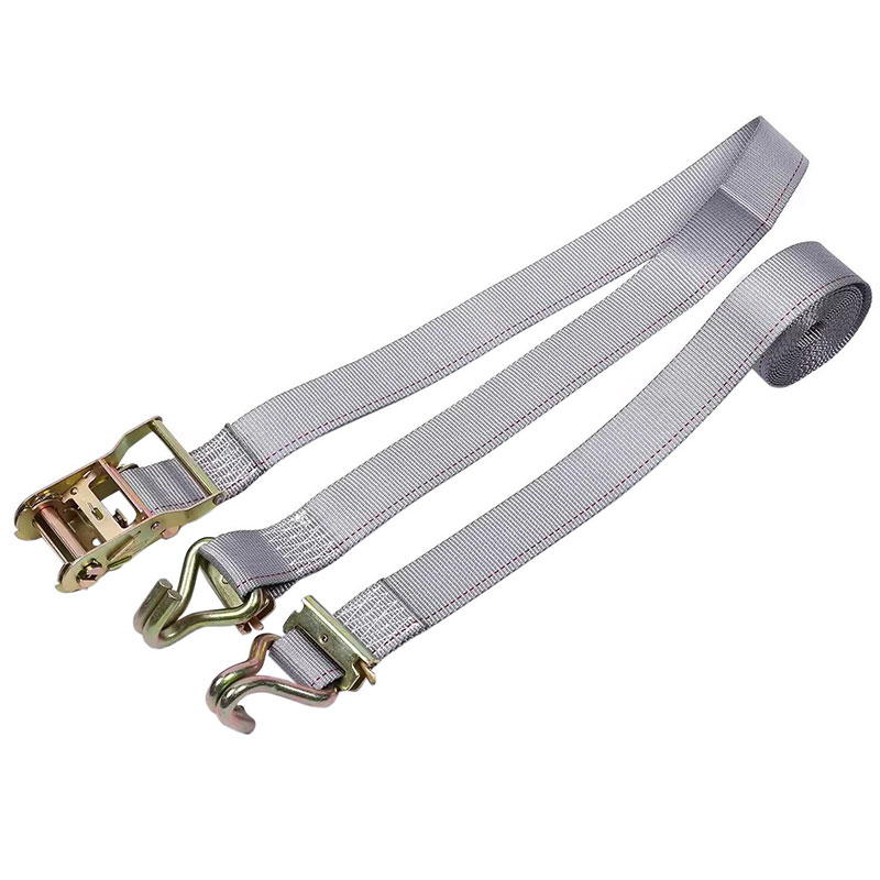 Tali Ratchet E-Track Tugas Berat 2'' X 12' dengan Kait Kawat dan E-Fitting Pegas