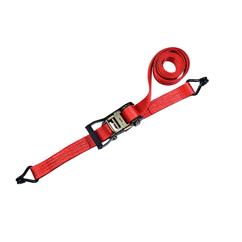 Tali Gesper Ratchet Pengikat Kargo Poliester Merah 38mm 3T