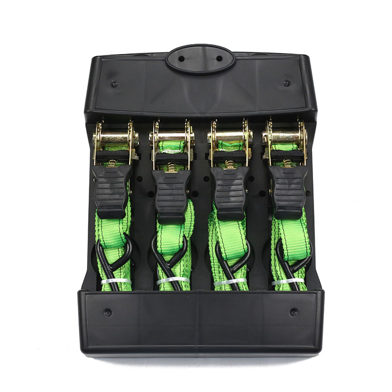 4PC 1INCH Karet Dilapisi Tali Ratchet